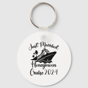 Just Married 2024 Wedding Rings Matching Couple Ne Key Ring