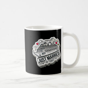 Just Married 2025 Wedding Rings Matching Couple Ne Coffee Mug
