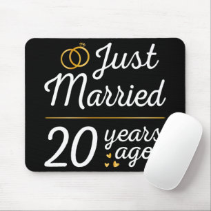 Just Married 20 Years Ago II Mouse Mat