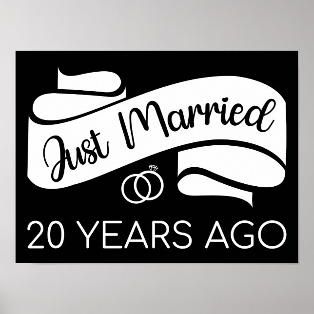 Just Married 20 Years Ago V Poster (Front)