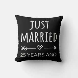Just Married 25 Years Ago I Cushion