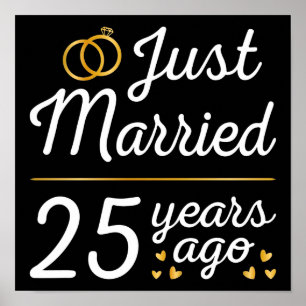 Just Married 25 Years Ago II Poster