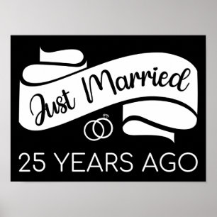 Just Married 25 Years Ago V Poster