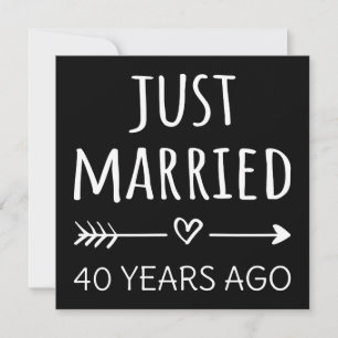 Just Married 40 Years Ago I