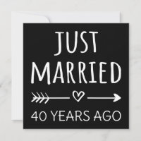  Just Married 40 Years Ago I