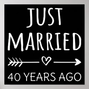  Just Married 40 Years Ago I Poster