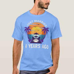 Just Married 40 Years Ago Matching 40th Wedding An T-Shirt