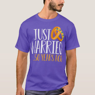 Just Married 50 Years Ago 50th Golden Wedding Anni T-Shirt