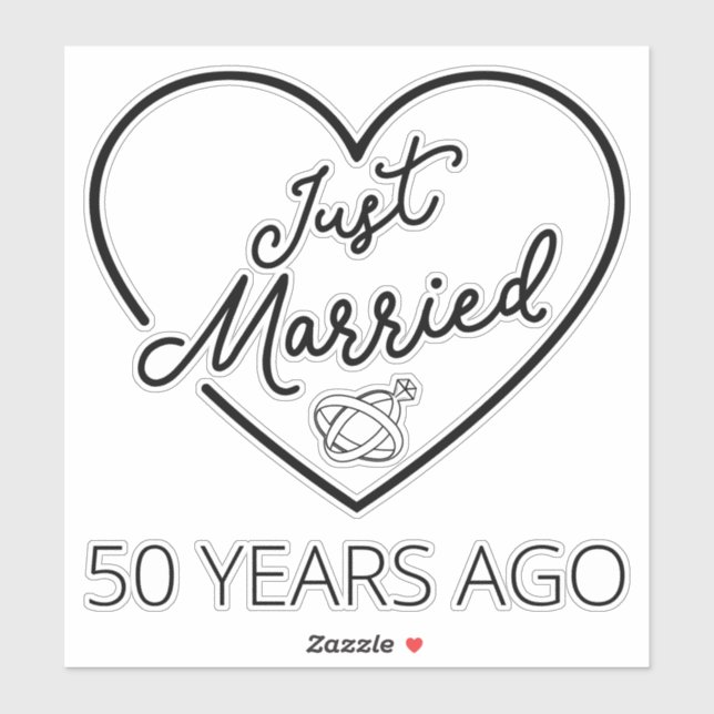 Just Married 50 Years Ago III (Sheet)