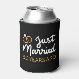 Just Married 50 Years Ago IV Can Cooler