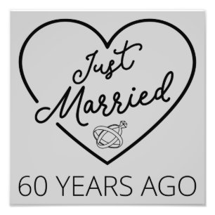 Just Married 60 Years Ago III Photo Print