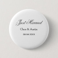 Just Married add couple name date year wedding sim