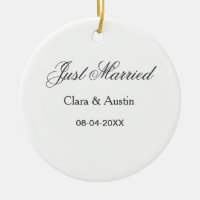 Just Married add couple name date year wedding sim