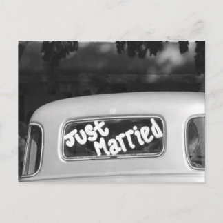 Just Married Announcement Postcard