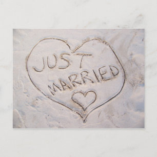 Just Married Announcement Postcard