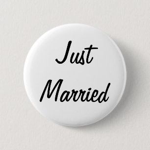Just Married Badge