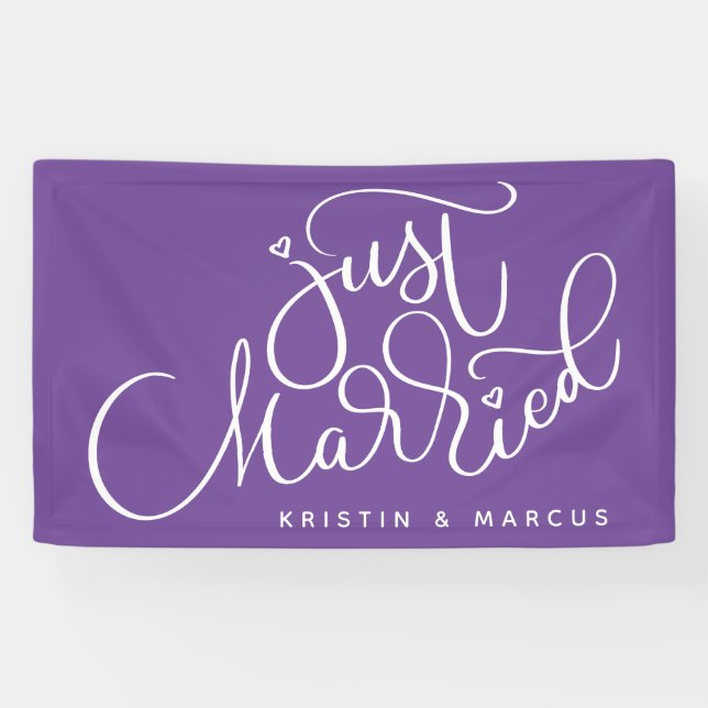 Just Married Banner (Horizontal)
