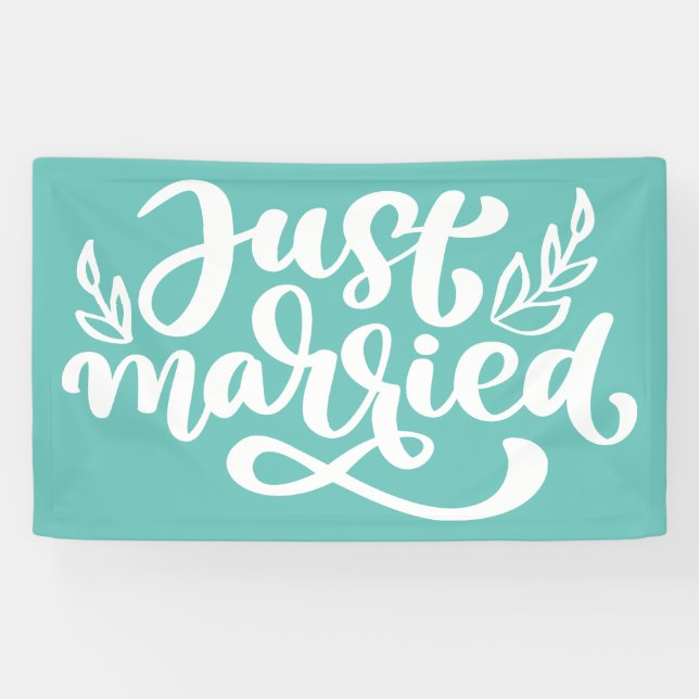 Just Married Banner (Horizontal)