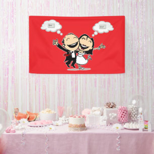 Just married banner