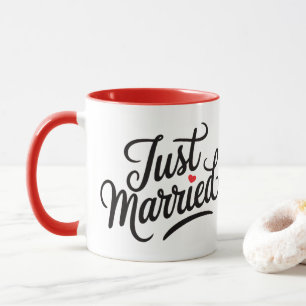 Just Married Bridal Mug