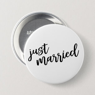Just Married Button