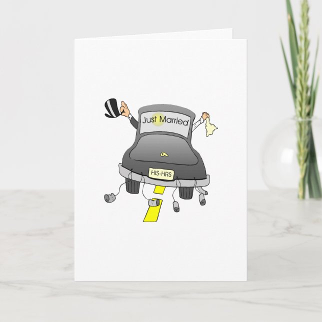 Just Married Car Announcement (Front)