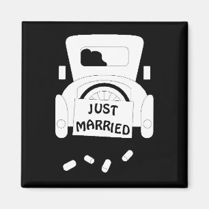 Just Married-car Magnet