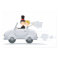 Just Married Car Poster