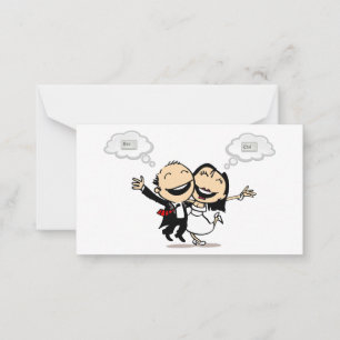 Just married card