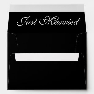 Just Married Card Envelope