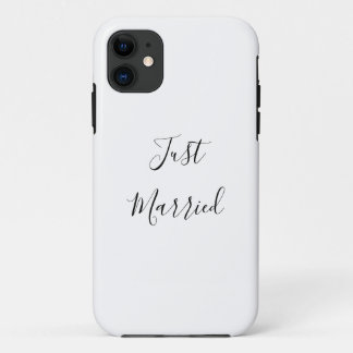 Just Married  iPhone 11 Case