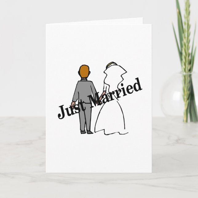 Just Married (Couple) Announcement (Front)