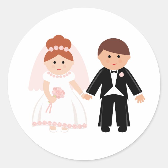 Just Married Couple Stickers (Front)