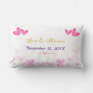 Just Married Couple Wedding Gifts Lumbar Cushion