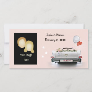 Just Married (customisable) Announcement