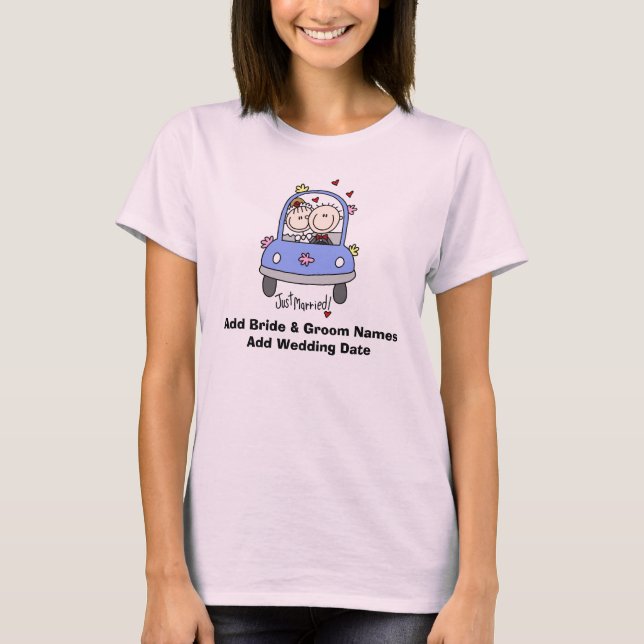 Just Married Customisable Spaghetti Tank (Front)