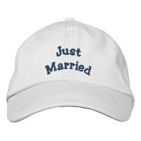 Just Married Cute Wedding