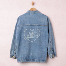 Just Married Denim Jacket