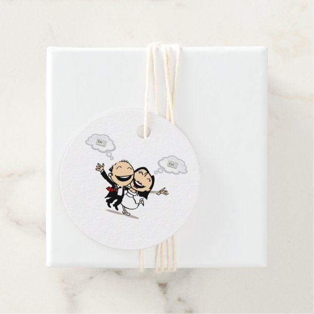 Just married favour tags (In Situ)