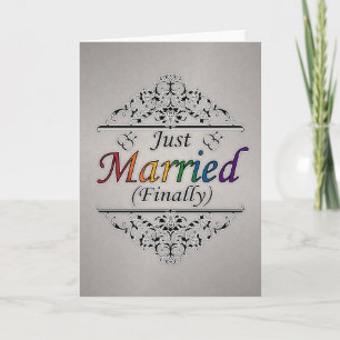 Just Married (Finally) Gay Pride Design Announcement