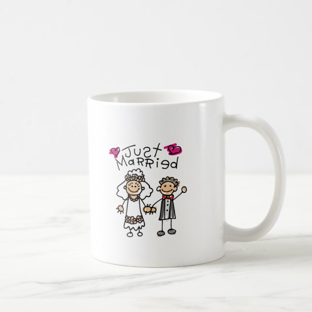 Just Married Gifts Newlywed Gifts Honeymoon Gifts Coffee Mug (Right)