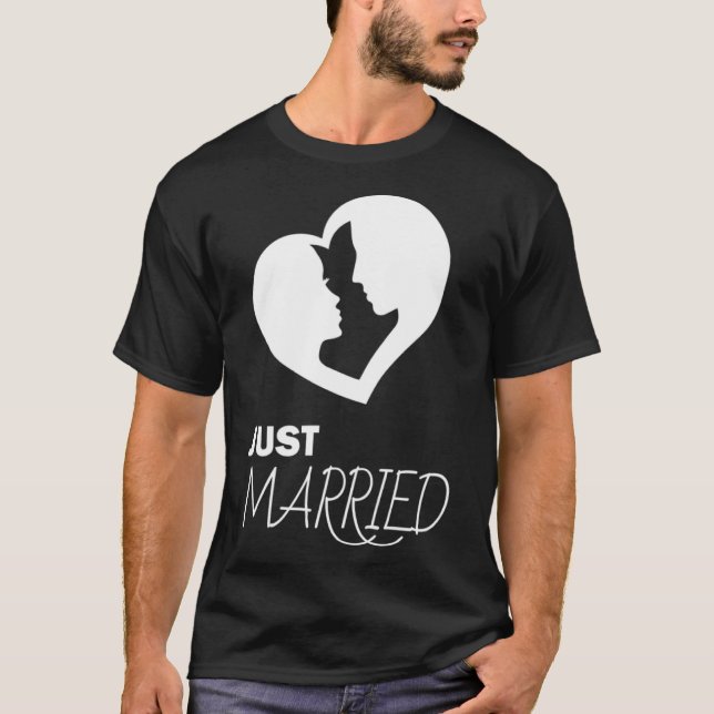 Just Married Good Mood for Men Women Youth T-Shirt (Front)