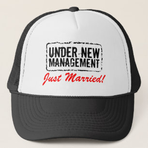 Just Married hats   Under new management