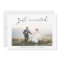 Just Married Heart Script Wedding Multi Photo