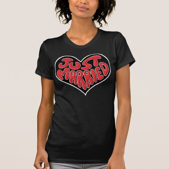 Just Married Heart T-Shirt