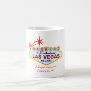 Just Married in Las Vegas Coffee Mug