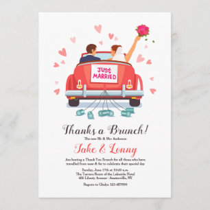 Just Married Invitation