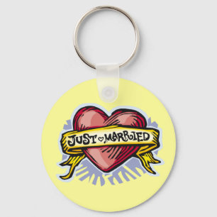 Just Married Key Ring