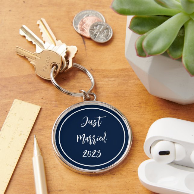 Just Married Keychain (Desk)