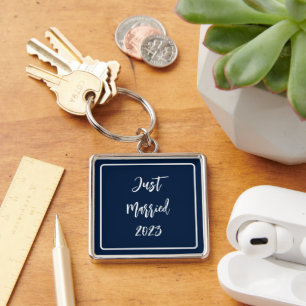 Just Married Keychain